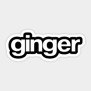 ginger Sticker